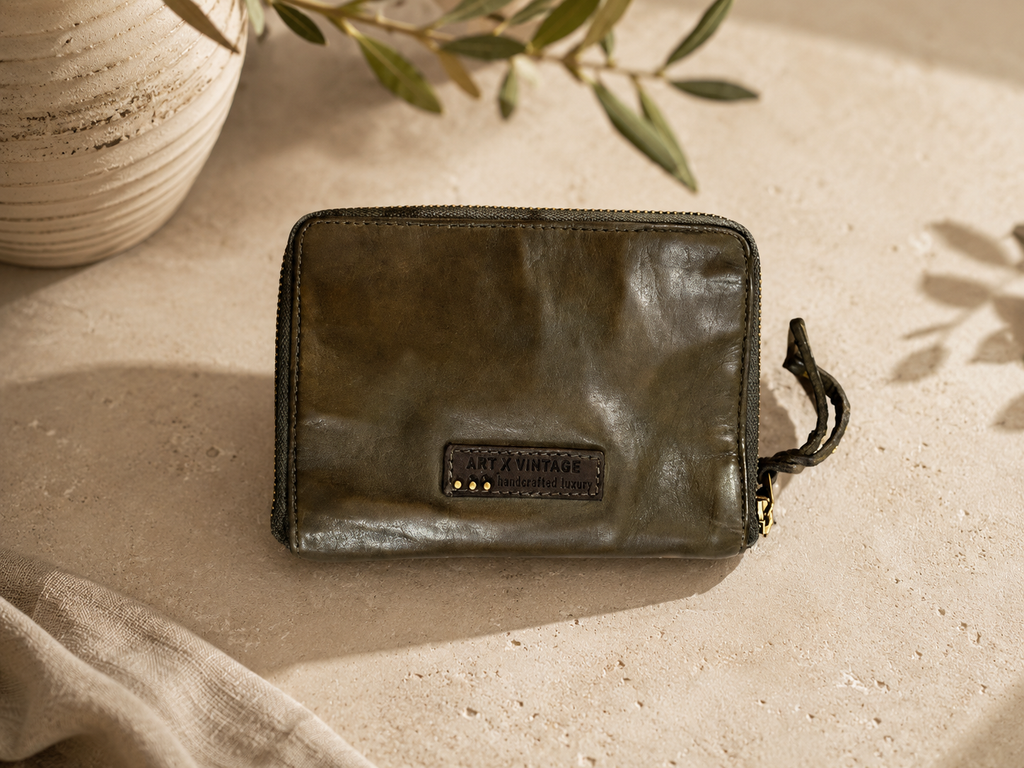 Missy Wallet - Mud Olive
