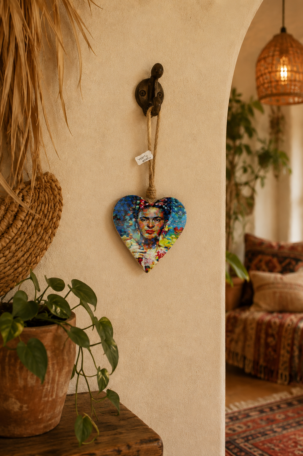 Fiesta Flora Hanging Heart