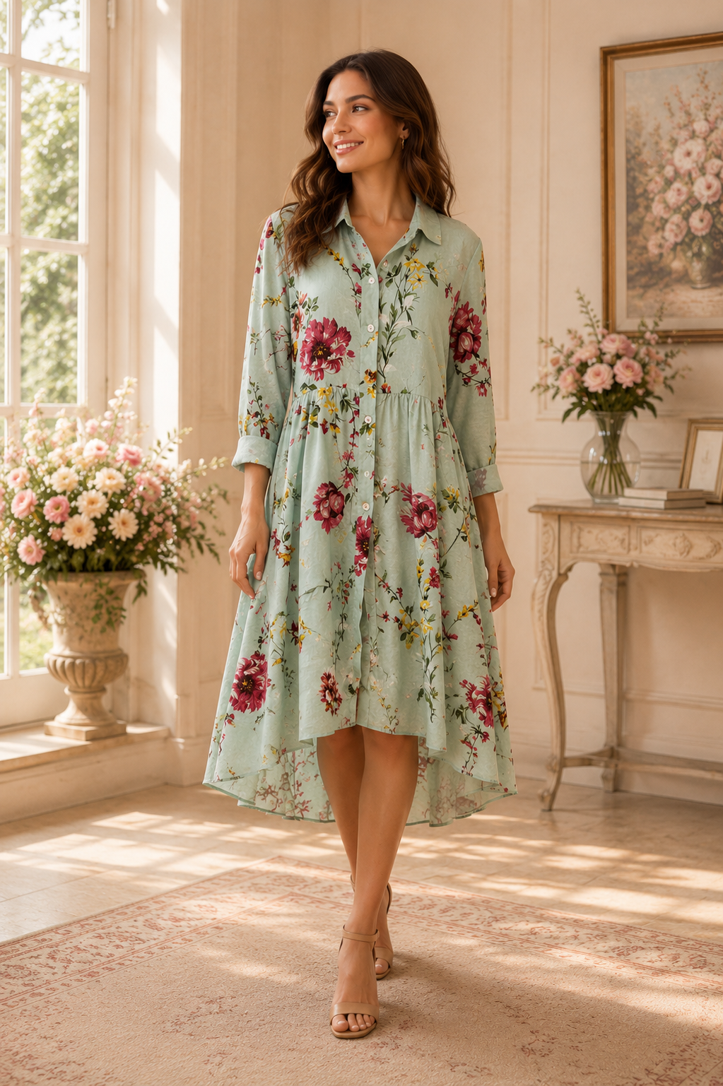 Mirabelle Linen Dress