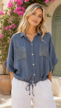 Dusk Linen Blouse