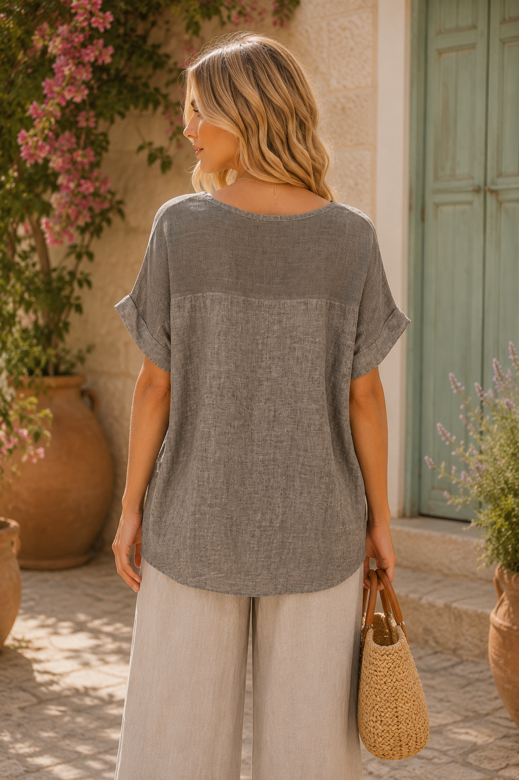 Walnut Linen Top