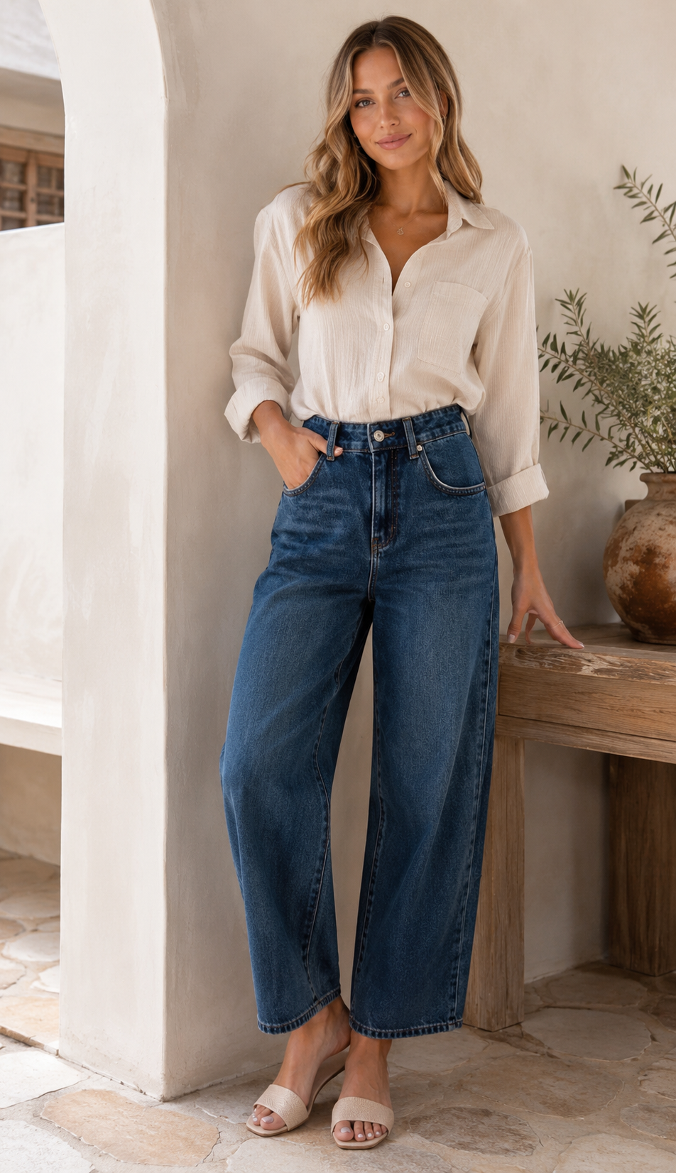 Bowie Barrel Jean