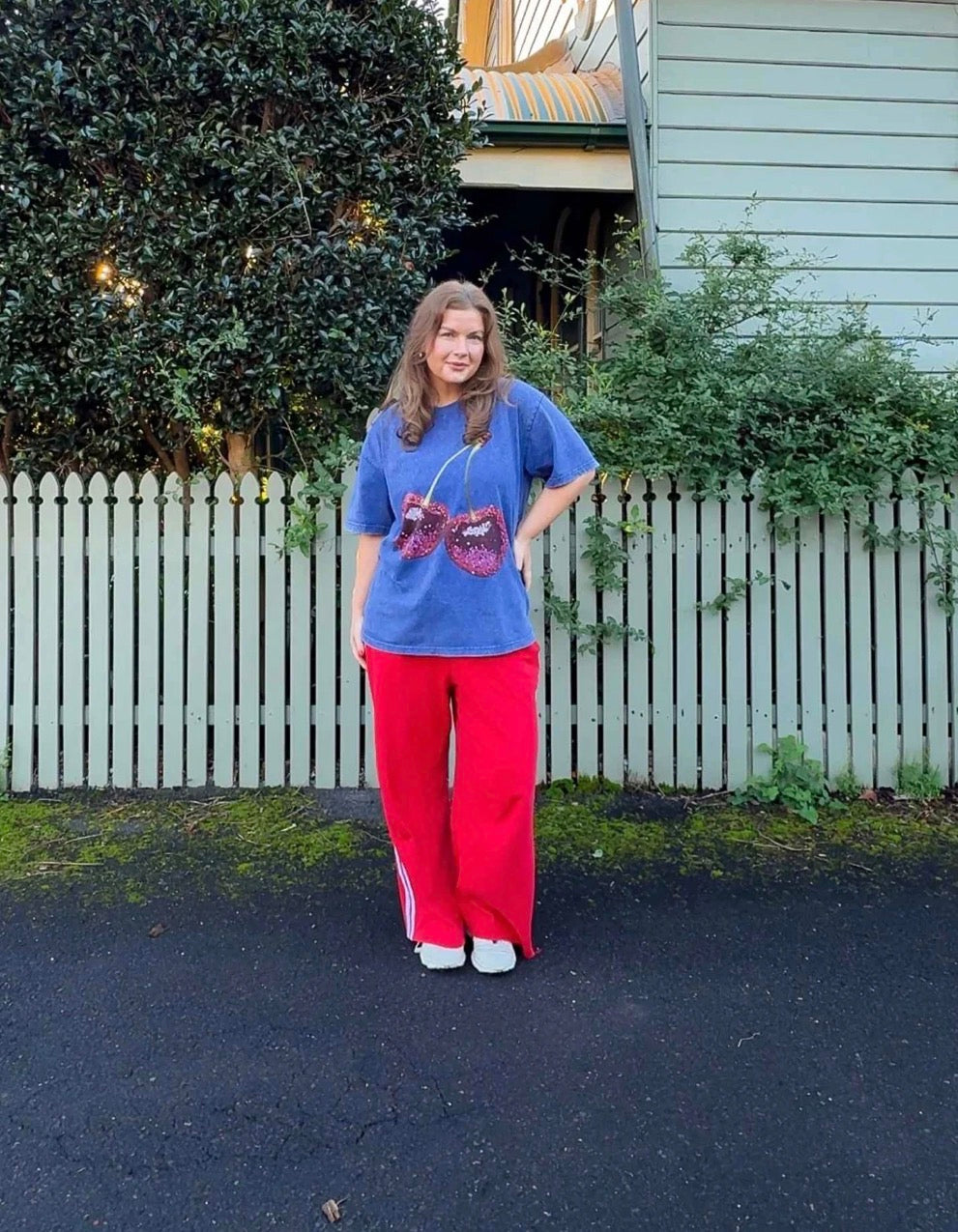 Disco Cherries - Oversized Tee