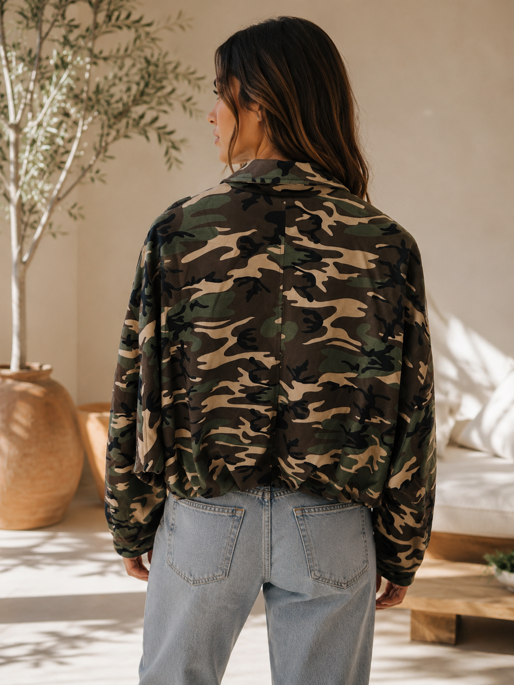 Camo Bomber Jacket