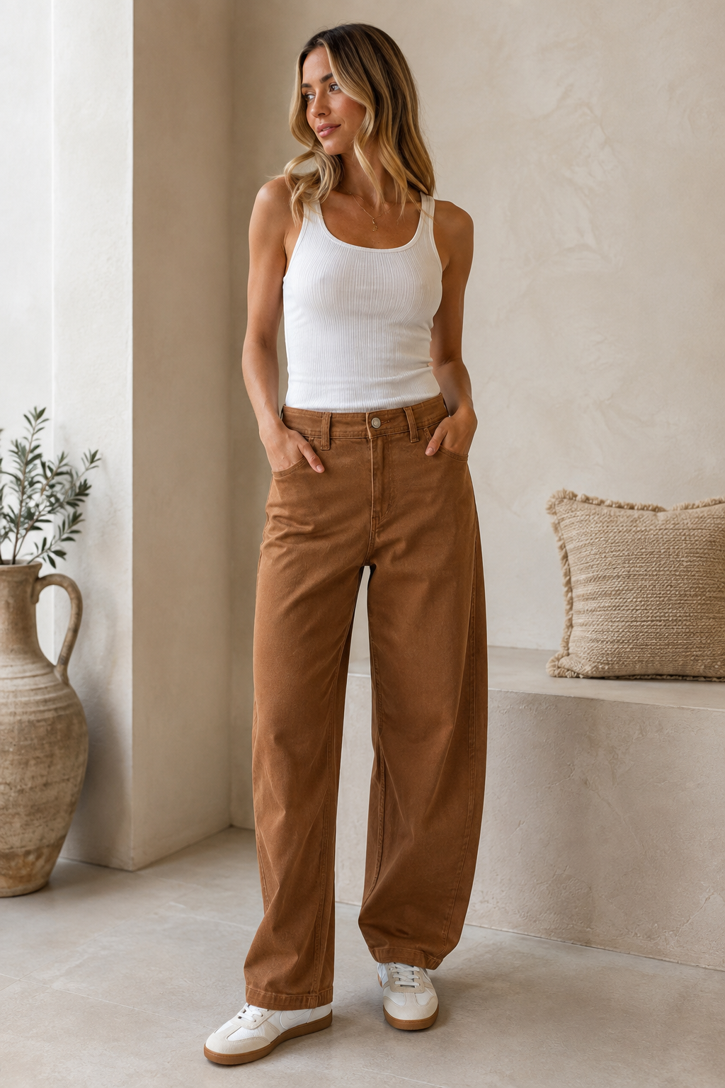 Ember Barrel Leg Jean
