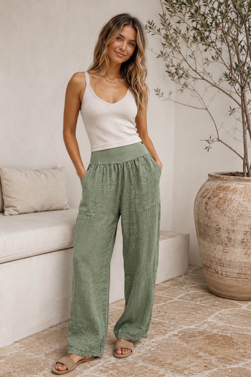 LaLa Linen Pant