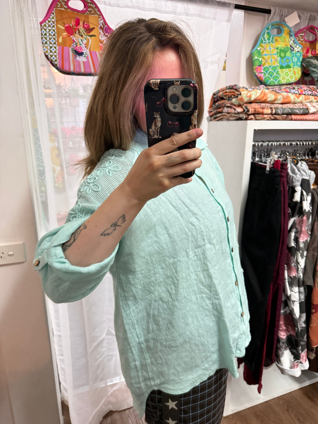 Lola Linen Button Up