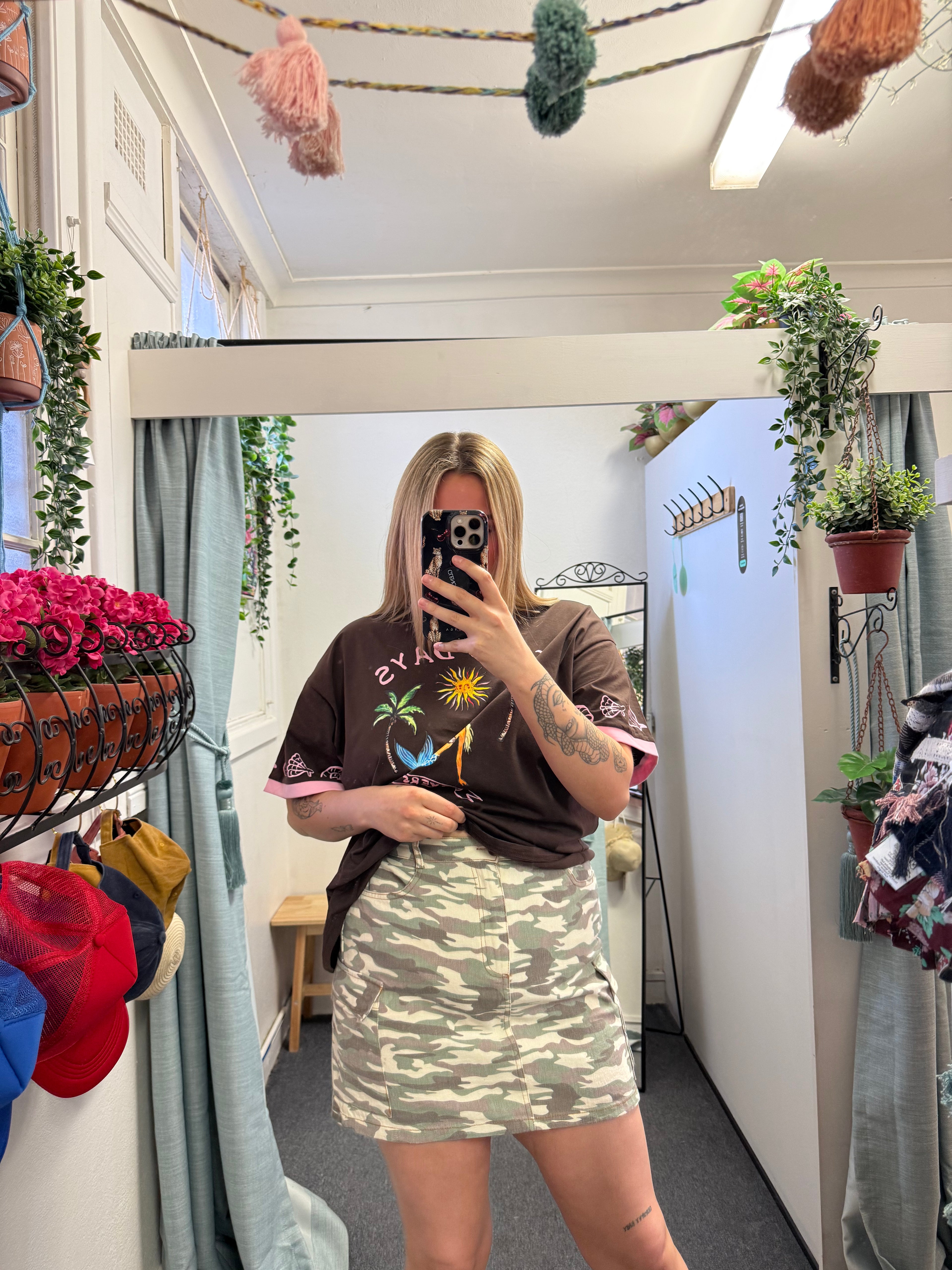 Camo Cargo Skirt - By Frankie