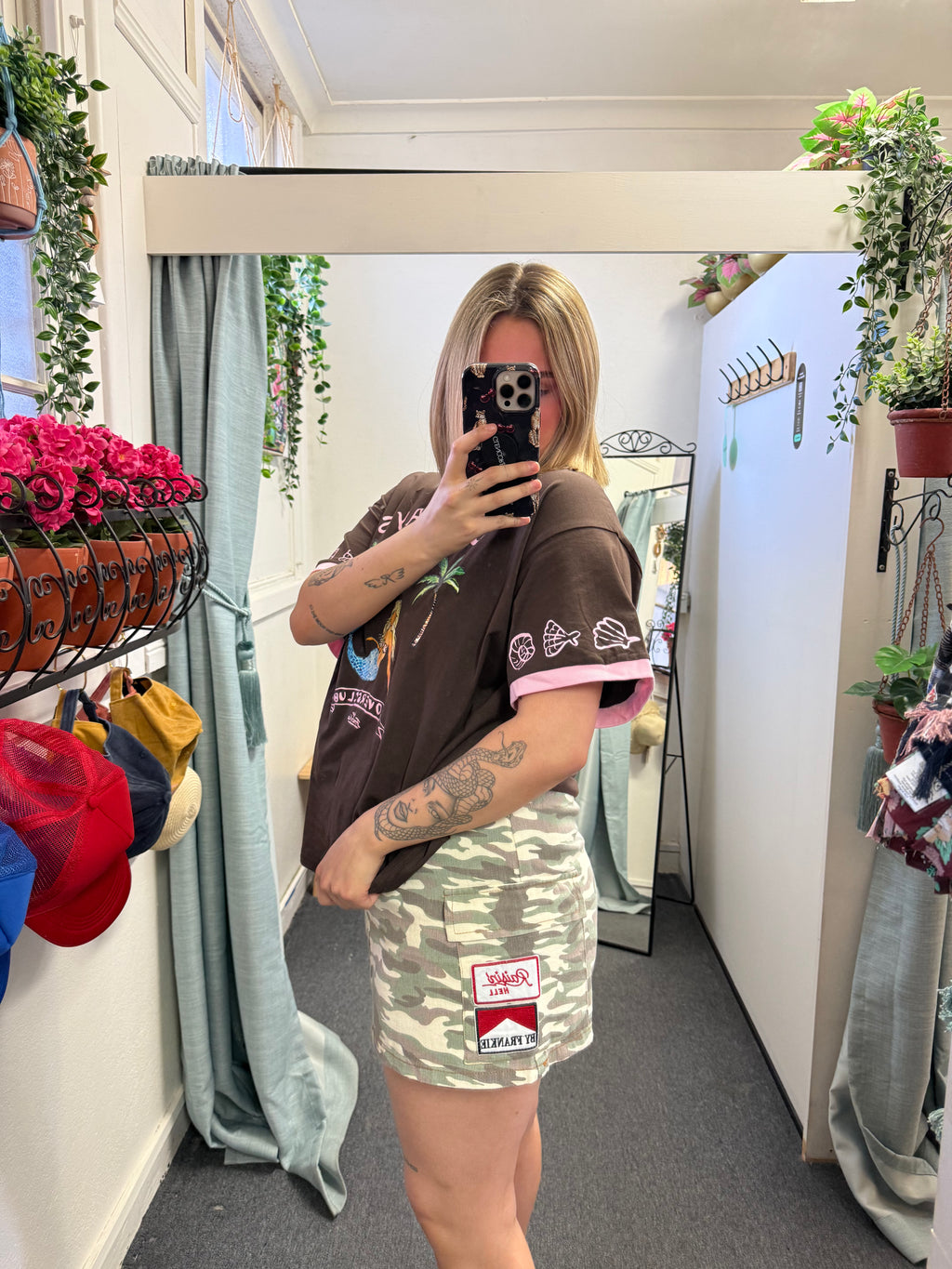Camo Cargo Skirt - By Frankie