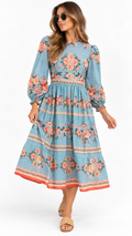 High Tea Midi Dress