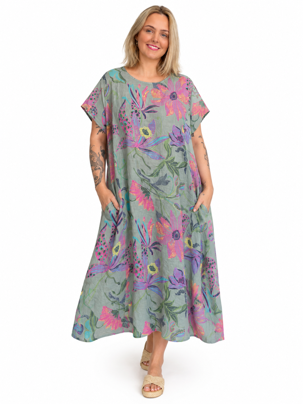 Bonnie Linen Dress