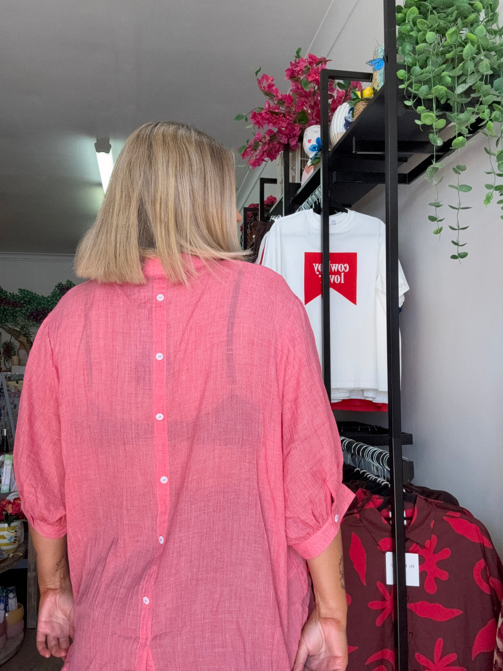 CKM Blouse - Strawberry