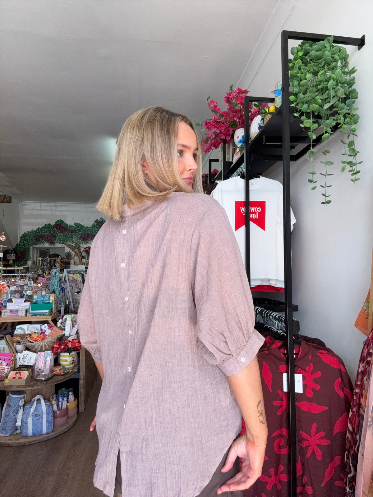 CKM Blouse - Mushroom