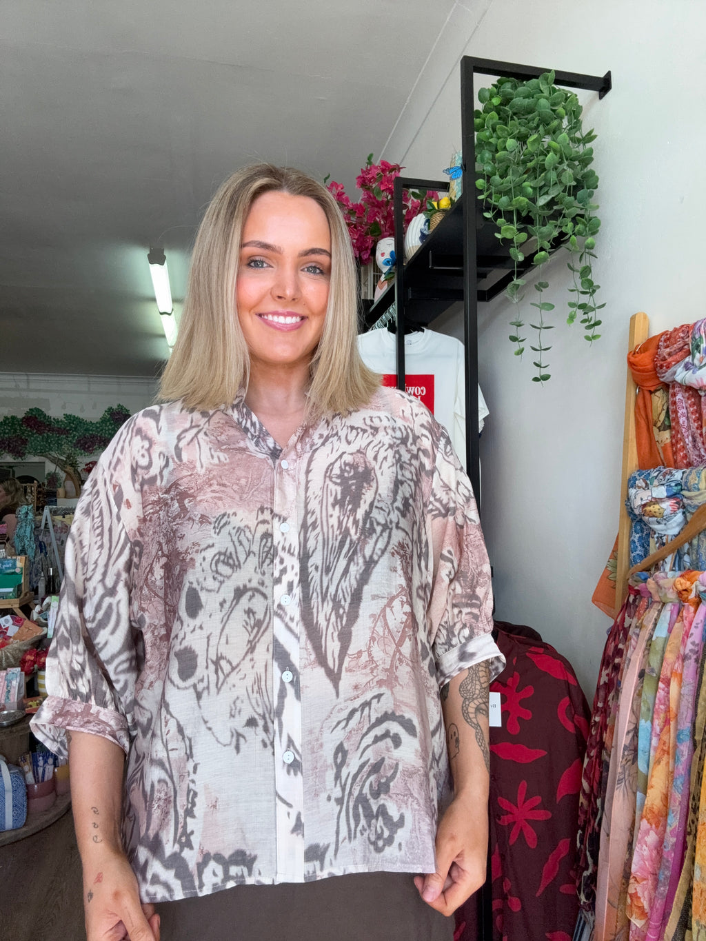 CKM Blouse - Safari