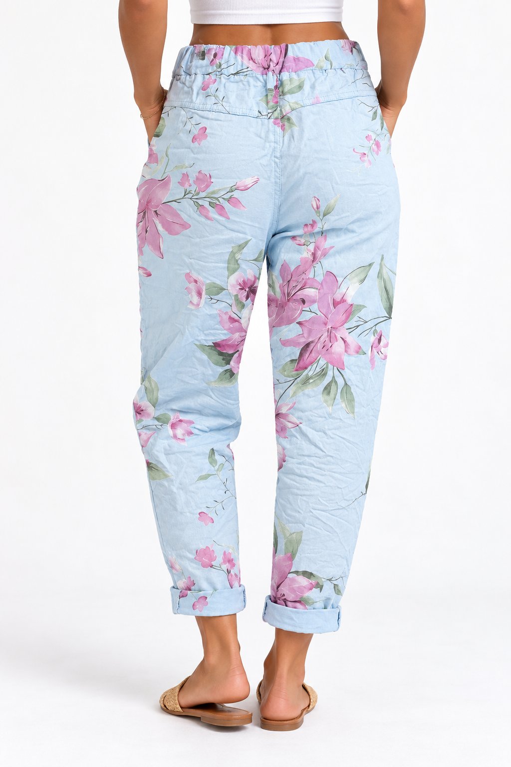 Lila Bloom Pants - Blue
