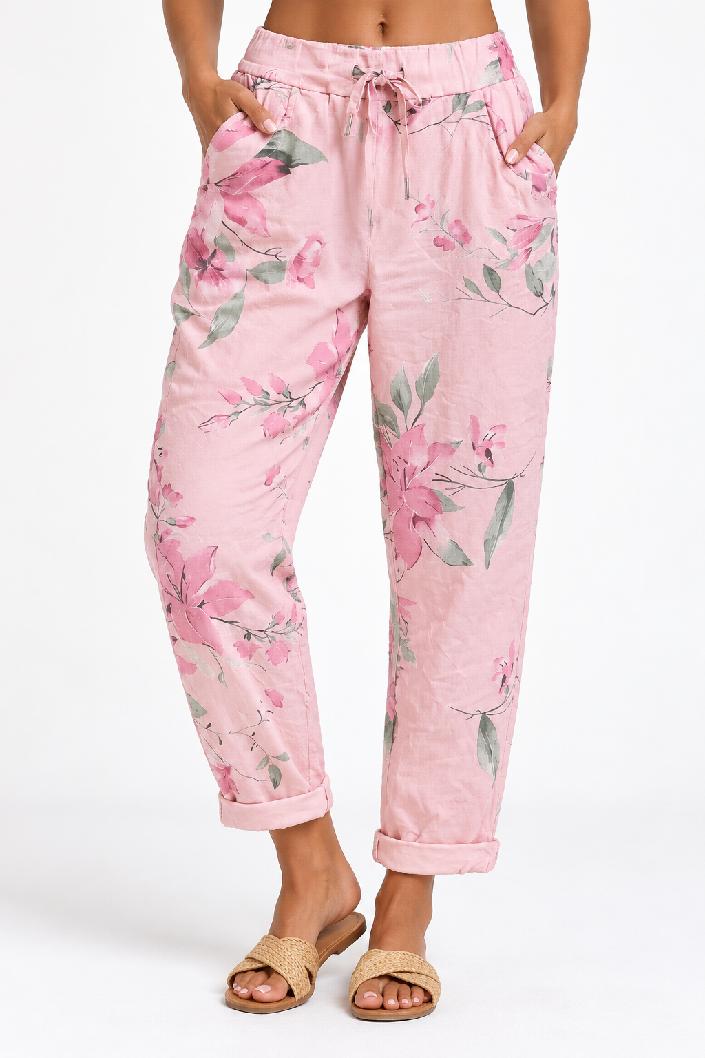 Lila Bloom Pants - Pink