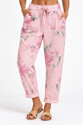 Lila Bloom Pants - Pink