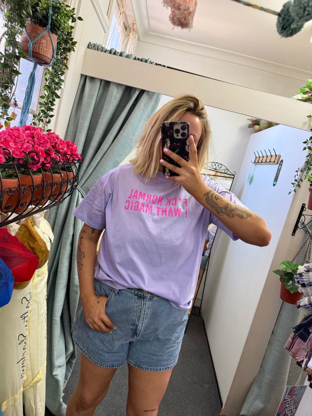 F*** Normal I Want Magic purple - Tee