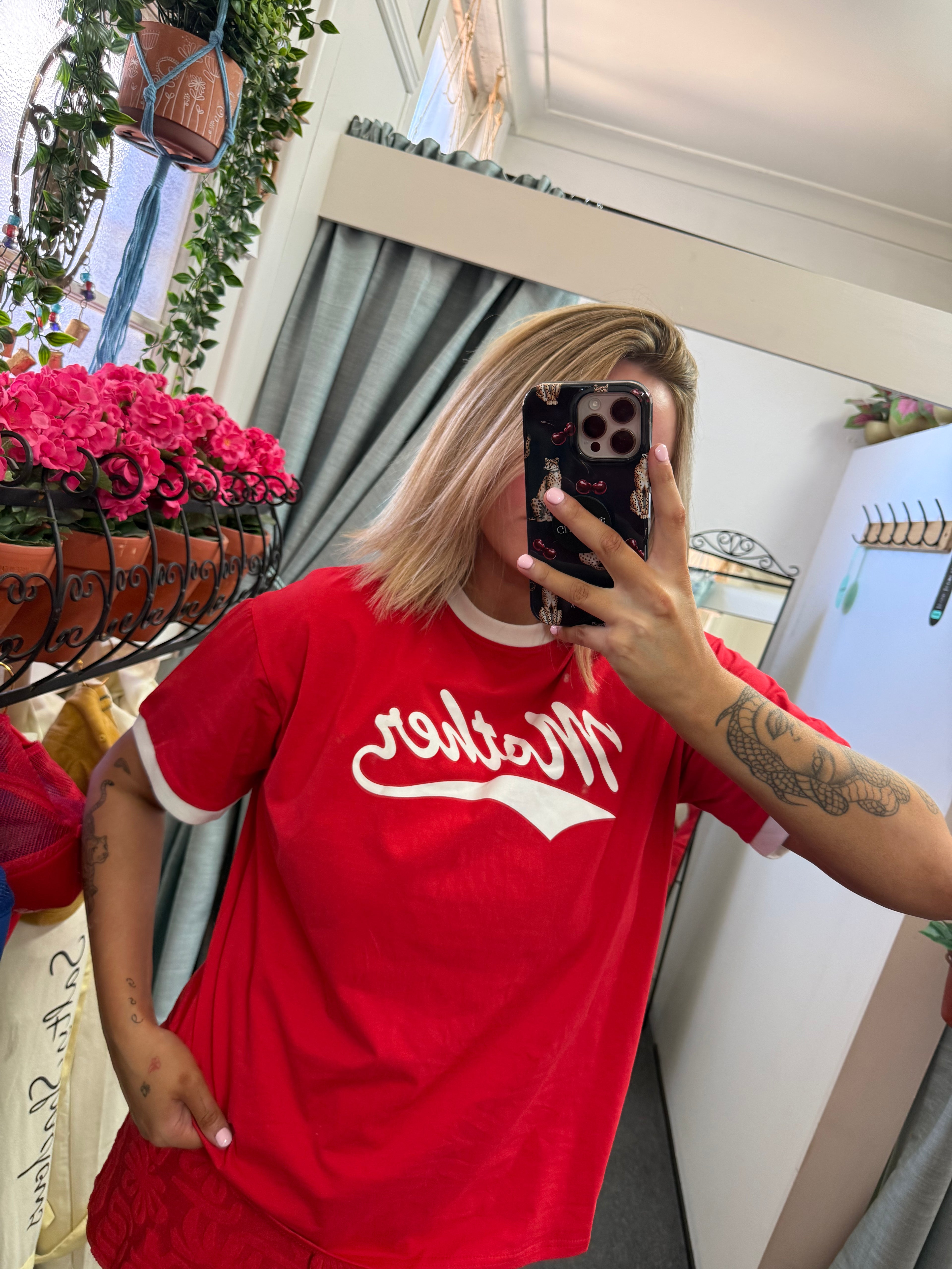 Mother Tee Red - By Frankie