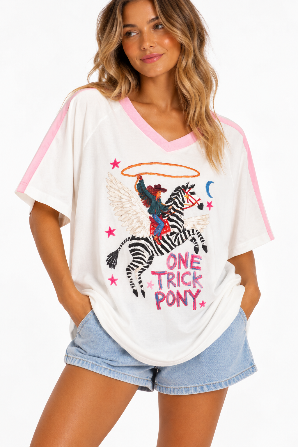 One Trick Pony White - By Frankie