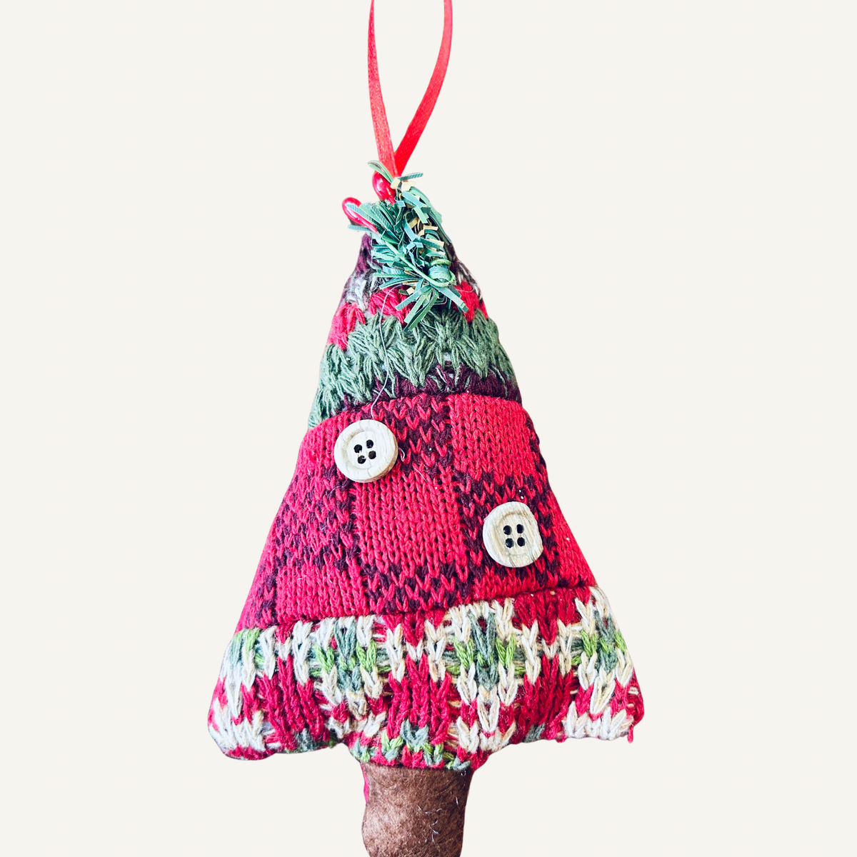 Christmas Tree Plush Ornament