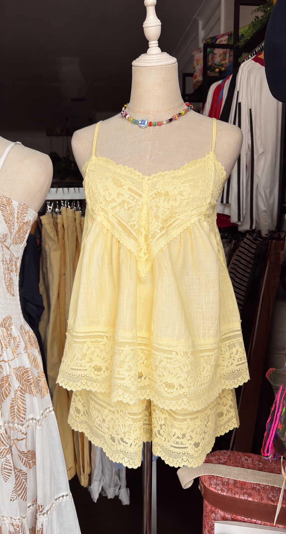 Yellow Lace Set - By Frankie