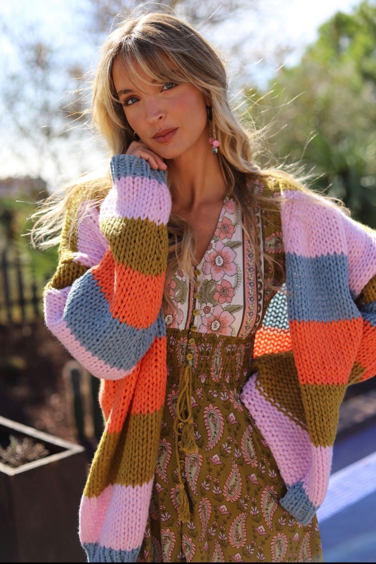 Pastal Drift Cardigan