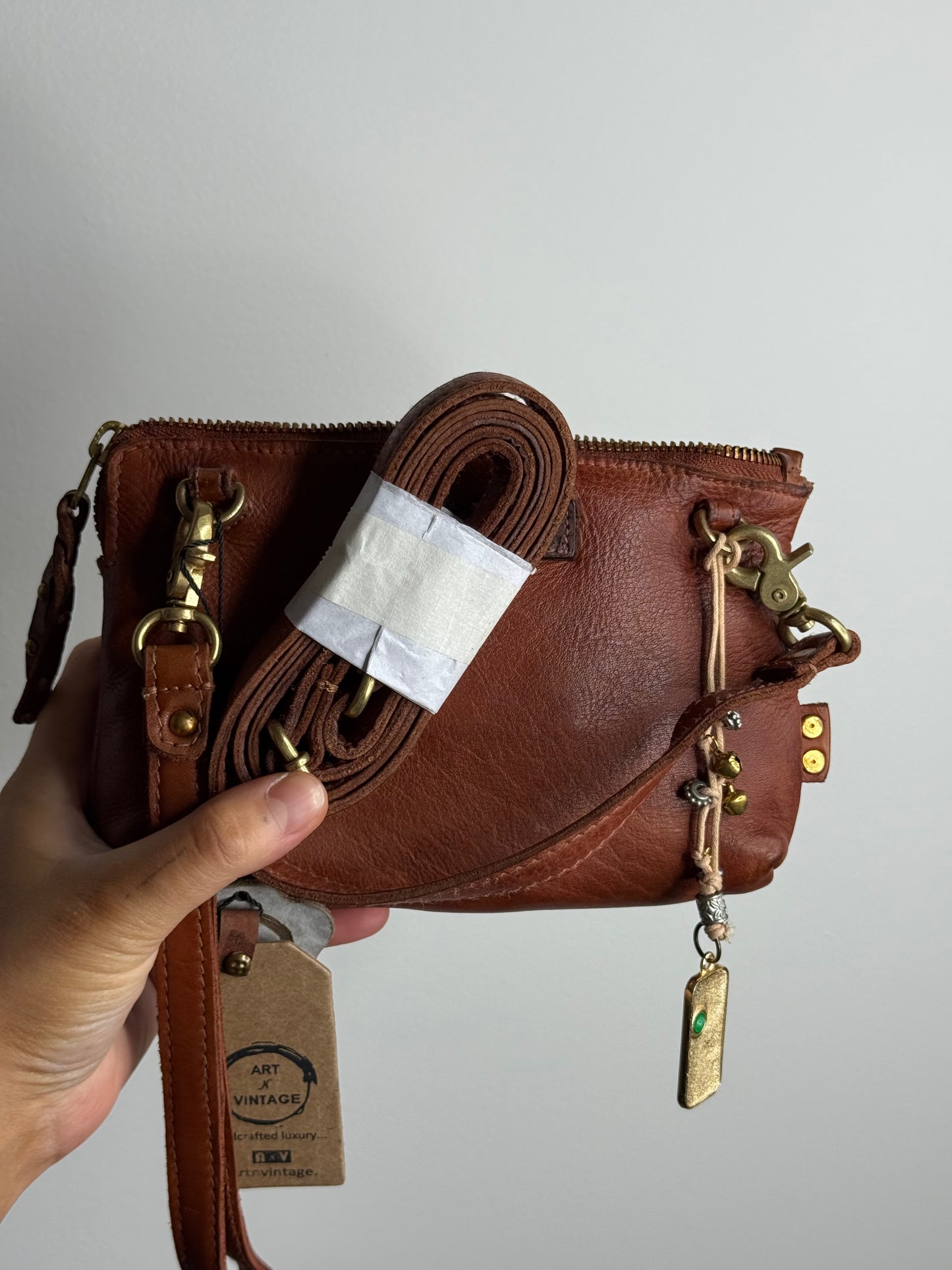 Tan Crossbody Bag