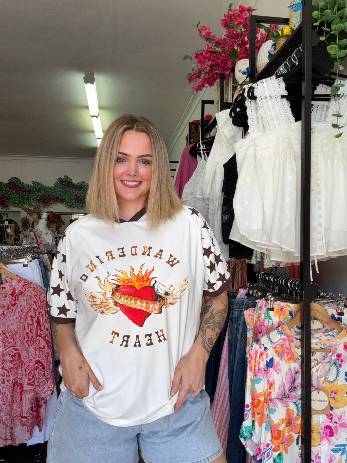 Wandering Heart Tee - By Frankie