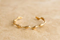 Rivah 18kt Yellow Gold Plated Sterling Silver Cuff Bracelet